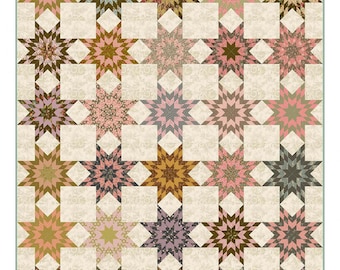 Morning Star - Pieced Quilt Pattern By: Edyta Sitar  Laundry Basket Quilts  LBQ-1459-P