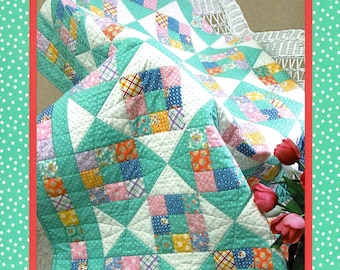 Sweetie Pie  *A Great Beginner Quilt Pattern!*   By Darlene Zimmerman of Needlings