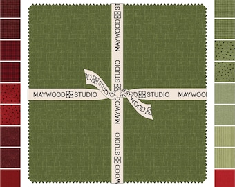 Holiday Warmth - Woolies Flannel Layer Cake (10x10) - 42 Pieces By: Bonnie Sullivan for Maywood Studio