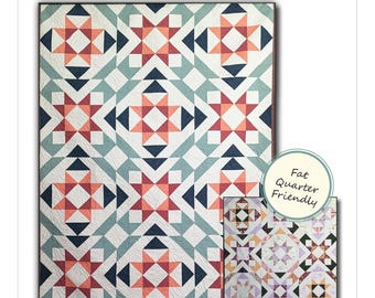 Pine Boughs * A Fat Quarter Friendly Quilt Pattern* By: Kate Bierle of Due North Handmade