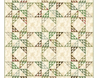 Green Valley *Pieced Quilt Pattern*  By: Edyta Sitar - Laundry Basket Quilts  LBQ-1529-P