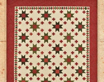 Christmas Stars *A Traditionally Pieced Quilt Pattern* From:  Heartspun Quilts