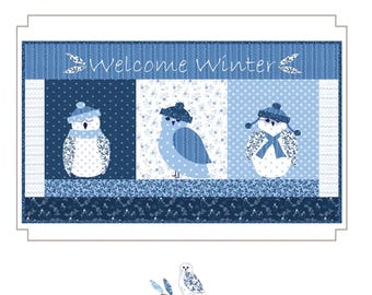 Snow Birds *Applique Mini Quilt Pattern* By: Anne Sutton - Bunny Hill Designs