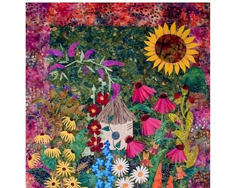 Location, Location, Location* Raw Edge Applique Wall Hanging Quilt Pattern* By: Edyta Sitar - Laundry Basket Quilts