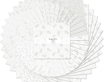 Strength & Honor  *10 Karat Gems *Layer Cake (10x10) - 42 Pieces* From: Wilmington Prints