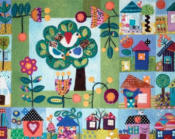 Homegrown *Softcover Book *Wool Applique and Hand Embroidery Folk-Art Quilt & Projects* By: Sue Spargo