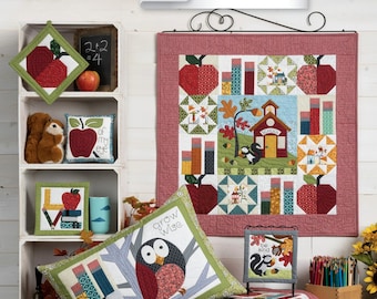 Schoolhouse Haven On Wander lane- Block 9 *Quilt & Sewing Projects Pattern* By: Nancy Halvorsen - Art to Heart