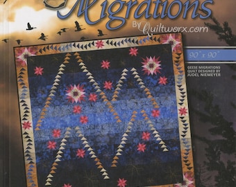 Geese Migrtation *Foundation Paper Piecing Book w/ 29 Pattern Designs* By: Judy Niemeyer Quilting- Quiltworx