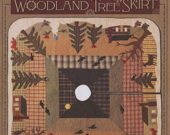 Woodland Tree Skirt *Applique Pattern* From: Timeless Traditions