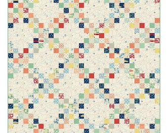 Irish Chain *Jelly Roll Pieced Quilt Pattern* By: Edyta Sitar of Laundry Basket Quilts LBQ-1216-P