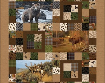 Majestic Animals *Boxed Kit with Original Fabrics & Pattern* By: Riley Blake