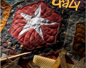 Absolutely Crazy *Softcover Quilt and Project Book*  From: One Sister