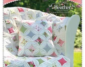 Cathedral Window *Pieced Quilt & Pillow Pattern* From: Shabby Fabrics