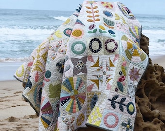 Caution! Curves Ahead *A Hand-Stitch & Applique Quilt Design* By:  Jen Kingwell