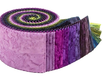 Twilight Grove - Batiks *Jelly Roll - 2 1/2" Strip - 40 Pieces* By: Riley Blake