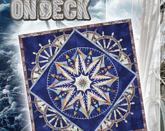 All Hands on Deck*Foundation Paper Piecing Pattern* By: Judy & Bradley Niemeyer - Quiltworx  JNQ00286P7