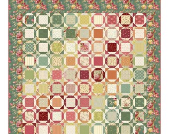 Hay Bale *Pieced Quilt Pattern-Fat Quarter/Bundle Friendly*  By: Edyta Sitar  Laundry Basket Quilts  LBQ-0275-P