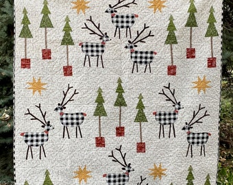 So This Is Christmas  *Applique & Pieced Quilt Pattern*  By: Marcea Owen - Cotton Street Commons   #219
