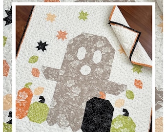 Spooky Patch *Ghost / Halloween Wall Hanging Pattern*  By: Margot Languedoc - The Pattern Basket  TPB2413