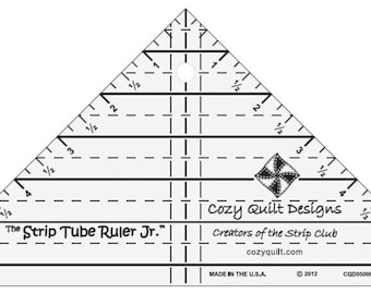 Strip Tube Junior Ruler *Acrylic* From: Cozy Quilt Designs