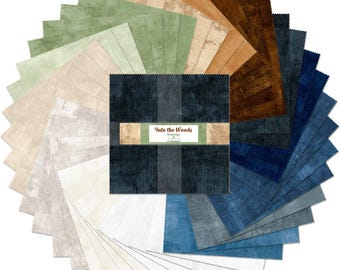Into The Woods  *Layer Cake (10x10) - 10 Karat Gems - 42 Pieces* From: Wilmington Fabrics
