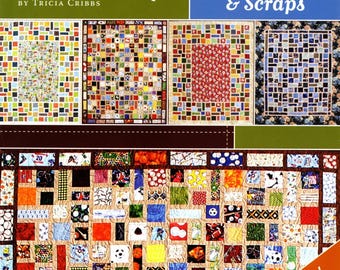 Stained Glass & Scraps  *Quilt Pattern *5 Quilt Designs* Book 8*   By: Tricia Cribbs of Turning Twenty