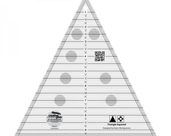 Triangle Squared *Acrylic Template* By: Karen Montgomery - Creative Grids CGRTMT2