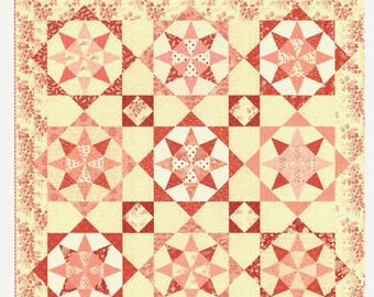Strawberry Shortcake *Pieced Quilt Pattern* By: Edyta Sitar - Laundry Basket Quilts  LBQ-1241-P