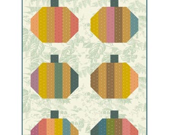 Little Pumpkin * Charm Pack (5x5) Friendly*Pieced Quilt Pattern* By: Edyta Sitar - Laundry Basket Quilts  LBQ-1691-P
