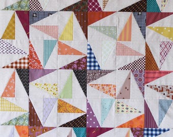 Foundation Paper for the Illinois Star Quilt (Will Make 70in Square)  By: Jen Kingwell Designs