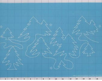 The Woods  #40079 *Reusable Pounce Chalk Stencil**Full Line Stencil for Quilt Marking* From: Hancy Creations of Full Line Stencil.com