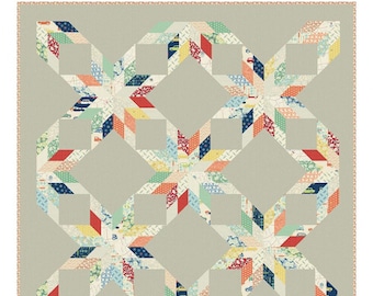 Lemoyne Star*Pieced Quilt Pattern* By: Edyta Sitar - Laundry Basket Quilts  LBQ1217-P