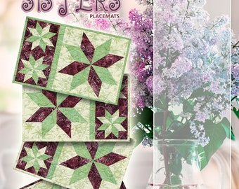 My 2 Baby Sisters - Placemats *Foundation Paper Piecing Pattern & Papers and/or Replacement Papers* By: Judy Niemeyer Quilting - Quiltworx