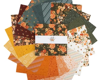 Happy Fall Days *Layer Cake (10x10) -  42 Pieces By: Kelsey Carlson  For Riley Blake Designs 10-16340-42