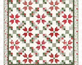 Patchwork Blooms*Quilt Pattern* By: Beverly McCullough of Flamingo Toes