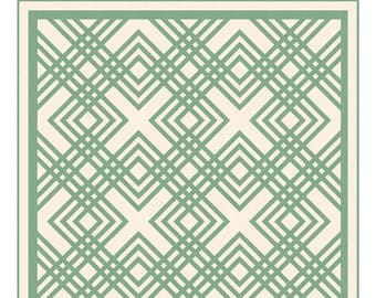 Emerald - Pieced Quilt Pattern By: Edyta Sitar - Laundry Basket Quilts LBQ-0973-P