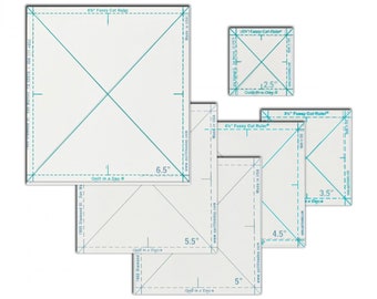 Complete Fussy Cut Ruler Set *Acrylic* From: Quilt In A Day  2056