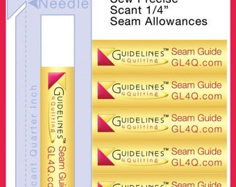 Seam Guide Setter * Sew Precise Scant 1/4 inch Seam* Removable Seam Guide From: Guidelines 4 Quilting