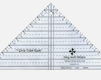 The Strip Tube Ruler *Full Size - Acrylic* From: Cozy Quilt Designs