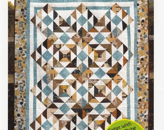 At Sea *Strip Club Quilt Pattern - Jelly Roll Friendly* From: Cozy Quilt Designs  CQD01086