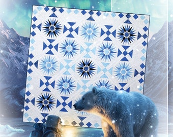 Polar Compass *Foundation Paper Piecing Pattern* By: Judy & Bradley Niemeyer - Quiltworx JNQ00240P2