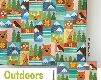 Outdoors  *Sampler Quilt Pattern* By: Elizabeth Hartman