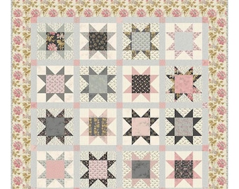 Starliner *Pieced Quilt Pattern* By: Edyta Sitar - Laundry Basket Quilts  LBQ-1041-P