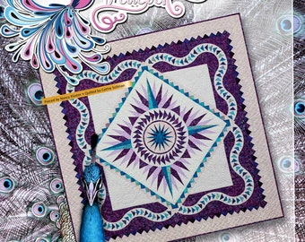 Prancing Peacock *Foundation Paper Piecing Quilt Pattern* By: Judy Niemeyer - Quiltworx