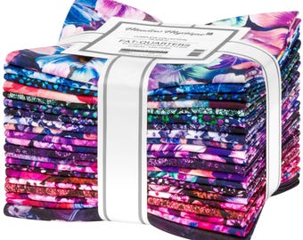 Meadow Mystique *Fat Quarter Bundle - 21 Pieces* From: Kaufman Fabrics  FQ-2235-21