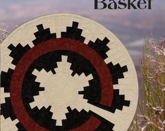 Navajo Wedding Basket *Quilted Basket Pattern - For Fabric* By: Barbara Morgan