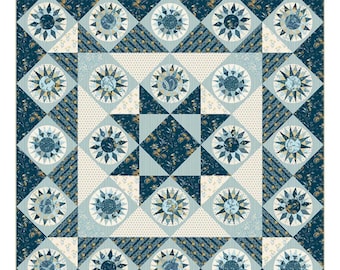 Catamaran - Dark *Pieced Quilt Pattern*   By: Edyta Sitar - For Laundry Basket Quilts