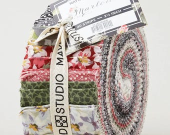 Marlowe - Jelly Roll/2.5in Strips - 40 Pieces  By: Maywood Studios ST-MASMARL