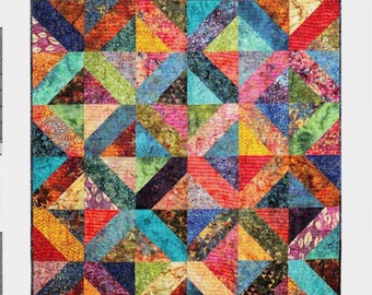 Ten Pack *Pieced Quilt Pattern - Layer Cake Friendly*  From: Laurie Shifrin Designs