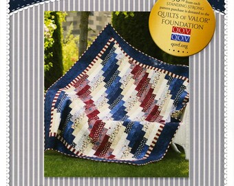 Standing Stong *Quilts of Valor Pattern*  By: Jennifer Bosworth - Shabby Fabrics